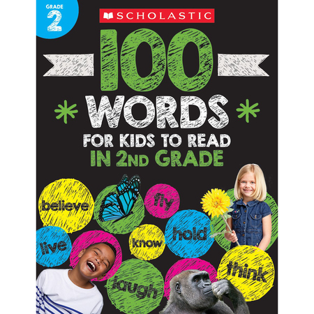 SCHOLASTIC One Hundred Words For Kids To Read In 2nd Grade 9781338323115